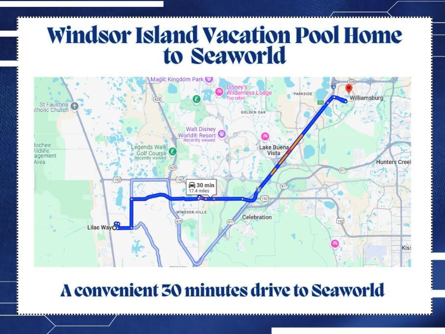 Windsor Island Vacation Pool Home Davenport Exteriör bild